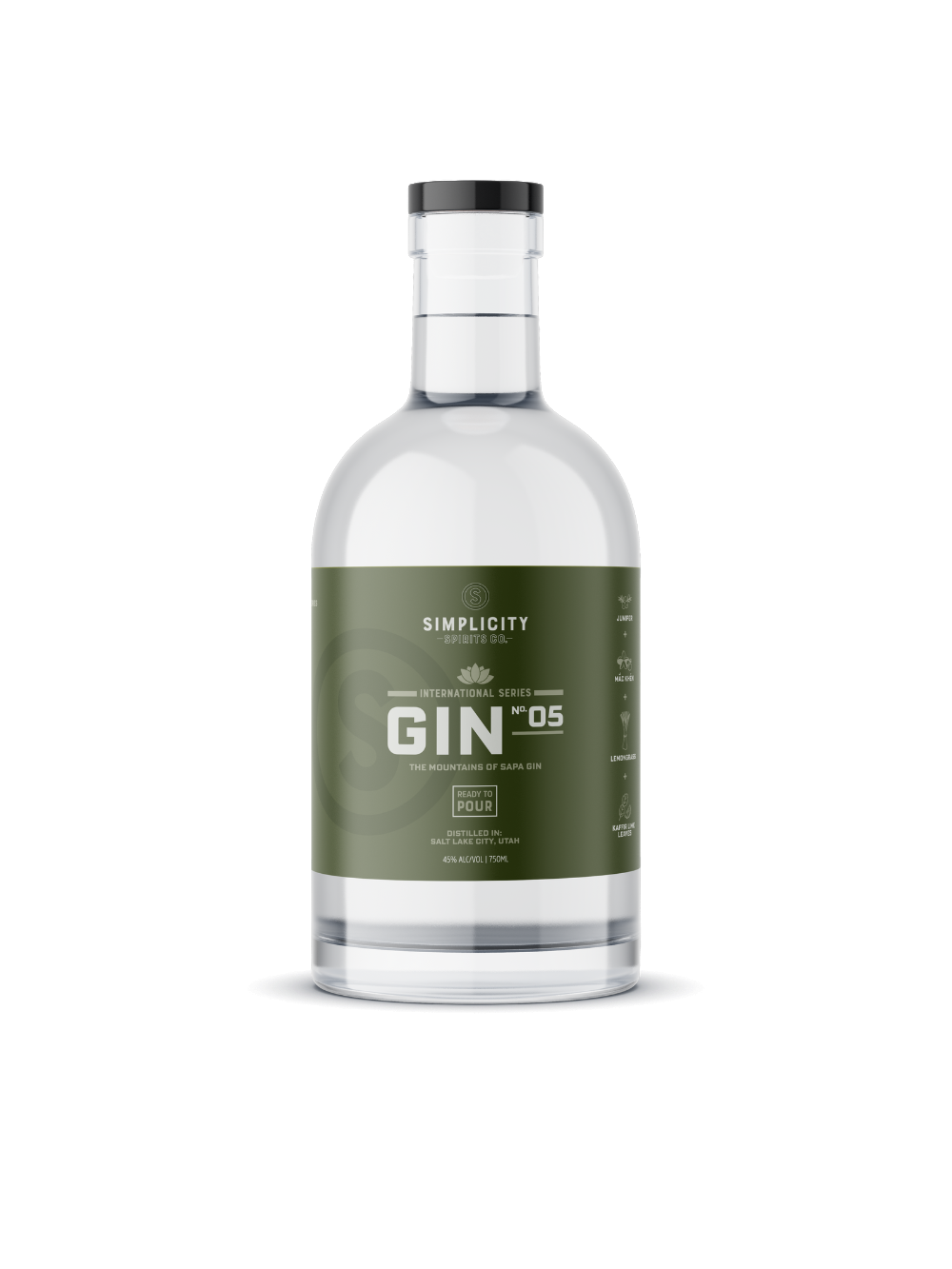 GIN NO. 5: THE MOUNTAINS OF SAPA (750 ml) — Simplicity Spirits Co. GIN NO. 5: THE MOUNTAINS OF SAPA (750 ml) — Simplicity Spirits Co.
